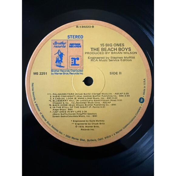 Good Vibrations Best Of The Beach Boys / 15 Big Ones LP Lot VG+ Cleaned - Picture 11 of 11